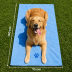 DryCoat™ Microfibre Dog Towel – 140 × 70 cm