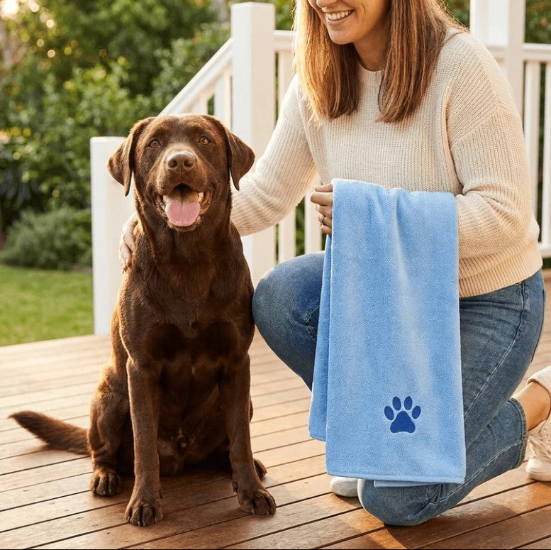 DryCoat™ Microfibre Dog Towel – 140 × 70 cm